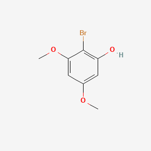 molecular formula C8H9BrO3 B3046244 Phenol, 2-bromo-3,5-dimethoxy- CAS No. 121449-70-5