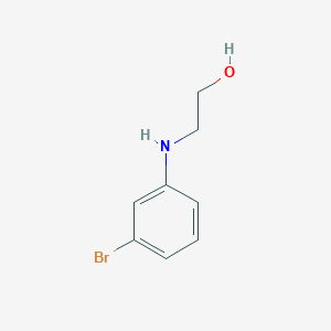 molecular formula C8H10BrNO B3046247 Ethanol, 2-[(3-bromophenyl)amino]- CAS No. 121496-16-0