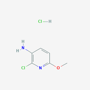 molecular formula C6H8Cl2N2O B3046261 2-Chloro-6-methoxypyridin-3-amine hydrochloride CAS No. 1216499-22-7