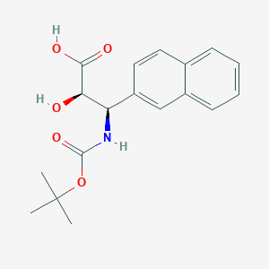 (2R,3R)-3-((tert-Butoxycarbonyl)amino)-2-hydroxy-3-(naphthalen-2-yl)propanoic acid
