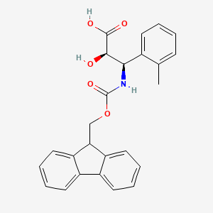 (2R,3R)-3-((((9H-Fluoren-9-yl)methoxy)carbonyl)amino)-2-hydroxy-3-(o-tolyl)propanoic acid