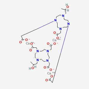 molecular formula C34H58Ca3N8O14 B3046292 卡特利多钙 CAS No. 121915-83-1