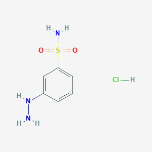 3-Hydrazinylbenzenesulfonamide hydrochloride