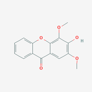 molecular formula C15H12O5 B3046315 9H-Xanthen-9-one, 3-hydroxy-2,4-dimethoxy- CAS No. 1225-63-4