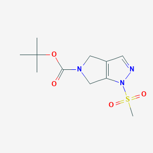 tert-butyl 1-(methylsulfonyl)-4,6-dihydropyrrolo[3,4-c]pyrazole-5(1H)-carboxylate