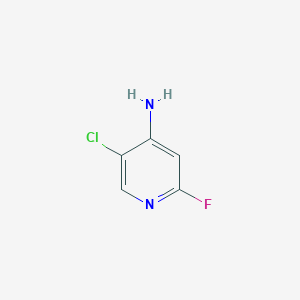 molecular formula C5H4ClFN2 B3046327 5-Chloro-2-fluoropyridin-4-amine CAS No. 1227513-74-7
