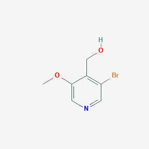 molecular formula C7H8BrNO2 B3046332 (3-Bromo-5-methoxy-pyridin-4-yl)-methanol CAS No. 1227599-90-7