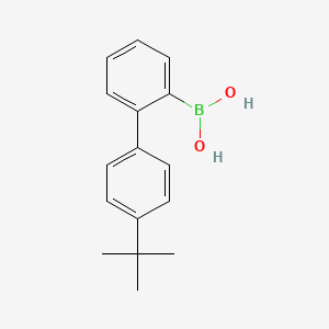 molecular formula C16H19BO2 B3046336 4'-Tert-butylbiphenyl-2-ylboronic acid CAS No. 1228458-46-5