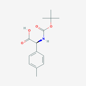 (S)-2-((tert-Butoxycarbonyl)amino)-2-(p-tolyl)acetic acid