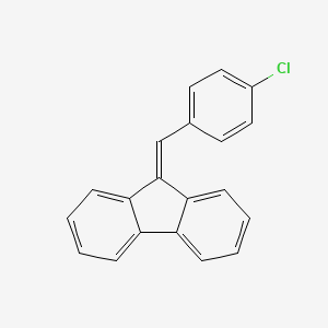 molecular formula C20H13Cl B3046341 9-(对氯苄叉基)芴 CAS No. 1229-71-6