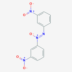 molecular formula C12H8N4O5 B3046344 Diazene, bis(3-nitrophenyl)-, 1-oxide CAS No. 1230-85-9
