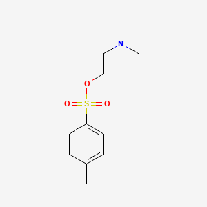 molecular formula C11H17NO3S B3046347 2-(二甲氨基)乙基 4-甲基苯磺酸盐 CAS No. 123091-15-6
