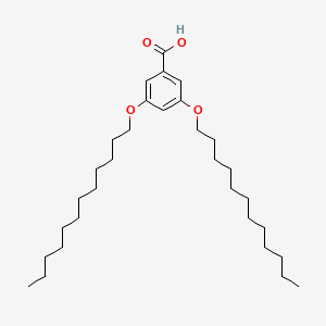 molecular formula C31H54O4 B3046348 Benzoic acid, 3,5-bis(dodecyloxy)- CAS No. 123126-40-9