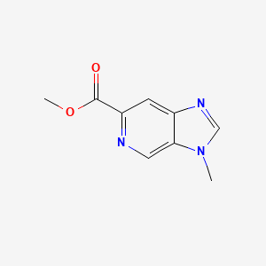 molecular formula C9H9N3O2 B3046361 methyl 3-methyl-3H-imidazo[4,5-c]pyridine-6-carboxylate CAS No. 1234014-37-9