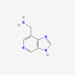 molecular formula C7H8N4 B3046363 (3H-Imidazo[4,5-c]pyridin-7-yl)methanamine CAS No. 1234616-34-2
