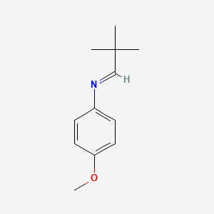 Benzenamine, N-(2,2-dimethylpropylidene)-4-methoxy-