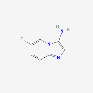 molecular formula C7H6FN3 B3046370 6-Fluoroimidazo[1,2-a]pyridin-3-amine CAS No. 1235993-31-3