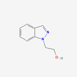 molecular formula C9H10N2O B3046371 2-(1H-indazol-1-yl)ethan-1-ol CAS No. 1236127-59-5