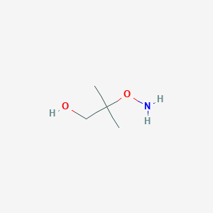 molecular formula C4H11NO2 B3046390 1-Propanol, 2-(aminooxy)-2-methyl- CAS No. 123972-36-1