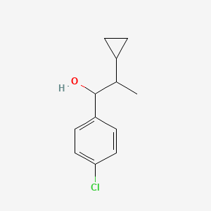 1-(4-Chlorophenyl)-2-cyclopropylpropan-1-ol