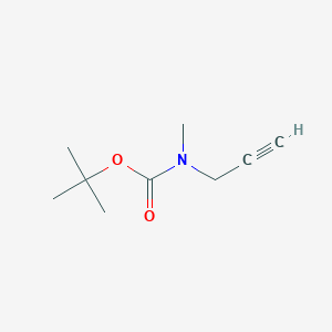 molecular formula C9H15NO2 B3046397 叔丁基甲基(丙-2-炔-1-基)氨基甲酸酯 CAS No. 124045-51-8