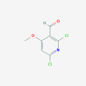 molecular formula C7H5Cl2NO2 B3046408 2,6-Dichloro-4-methoxypyridine-3-carbaldehyde CAS No. 1240596-47-7