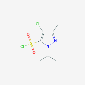 4-Chloro-1-isopropyl-3-methyl-1H-pyrazole-5-sulfonyl chloride