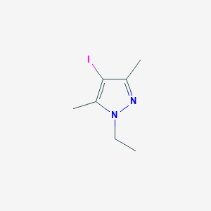 molecular formula C7H11IN2 B3046455 1-Ethyl-4-iodo-3,5-dimethyl-1H-pyrazole CAS No. 1245807-90-2