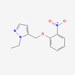 1-Ethyl-5-((2-nitrophenoxy)methyl)-1H-pyrazole