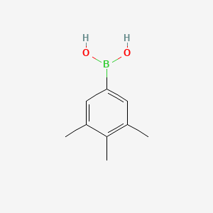 molecular formula C9H13BO2 B3046478 (3,4,5-Trimethylphenyl)boronic acid CAS No. 1246022-53-6