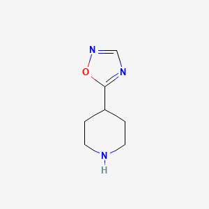 molecular formula C7H11N3O B3046484 4-(1,2,4-恶二唑-5-基)哌啶 CAS No. 1247631-90-8