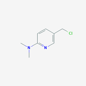 molecular formula C8H11ClN2 B3046488 5-(Chloromethyl)-N,N-dimethylpyridin-2-amine CAS No. 1248994-14-0