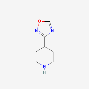 molecular formula C7H11N3O B3046491 4-(1,2,4-Oxadiazol-3-YL)piperidine CAS No. 1250117-85-1