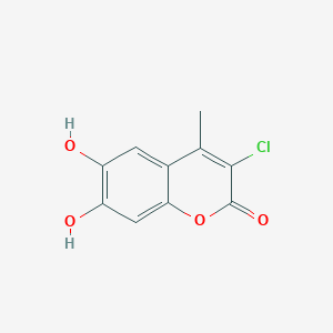 molecular formula C10H7ClO4 B304651 3-chloro-6,7-dihydroxy-4-methyl-2H-chromen-2-one 