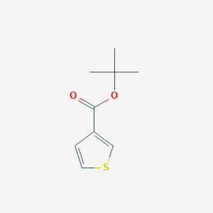 molecular formula C9H12O2S B3046518 Tert-butyl thiophene-3-carboxylate CAS No. 125294-45-3