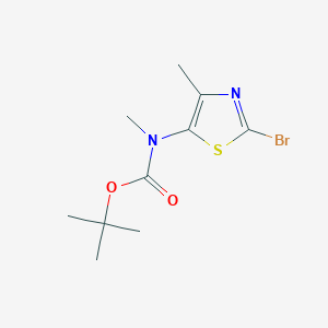 tert-butyl N-(2-bromo-4-methyl-1,3-thiazol-5-yl)-N-methylcarbamate