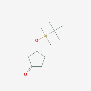 Cyclopentanone, 3-[[(1,1-dimethylethyl)dimethylsilyl]oxy]-