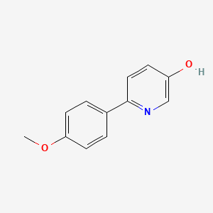 molecular formula C12H11NO2 B3046528 5-Hydroxy-2-(4-methoxyphenyl)pyridine CAS No. 1255636-82-8