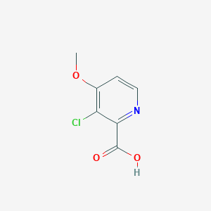 molecular formula C7H6ClNO3 B3046545 3-Chloro-4-methoxypicolinic acid CAS No. 1256822-07-7