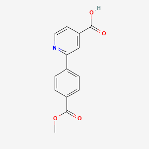 2-(4-Methoxycarbonylphenyl)isonicotinic acid