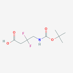 4-{[(Tert-butoxy)carbonyl]amino}-3,3-difluorobutanoic acid