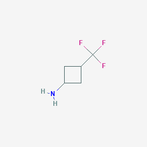 molecular formula C5H8F3N B3046558 3-(Trifluoromethyl)cyclobutan-1-amine CAS No. 1258651-99-8