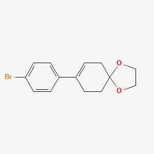 1,4-Dioxaspiro[4.5]dec-7-ene, 8-(4-bromophenyl)-