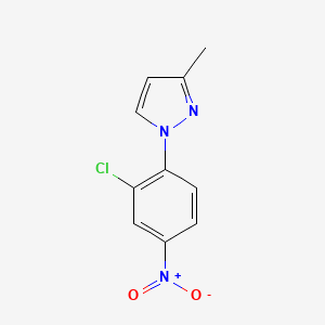1-(2-chloro-4-nitrophenyl)-3-methyl-1H-pyrazole