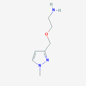 2-[(1-Methylpyrazol-3-yl)methoxy]ethylamine
