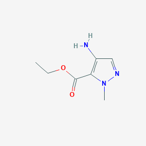 molecular formula C7H11N3O2 B3046597 ethyl 4-amino-1-methyl-1H-pyrazole-5-carboxylate CAS No. 1260659-38-8