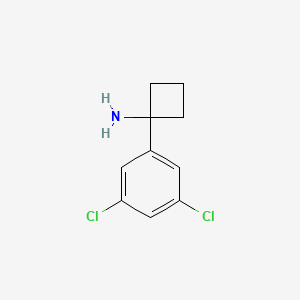 molecular formula C10H11Cl2N B3046599 1-(3,5-Dichlorophenyl)cyclobutanamine CAS No. 1260664-04-7