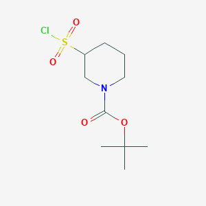 Tert-butyl 3-(chlorosulfonyl)piperidine-1-carboxylate