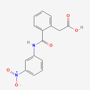molecular formula C15H12N2O5 B3046604 2-[2-[(3-硝基苯基)氨基羰基]苯基]乙酸 CAS No. 126069-80-5
