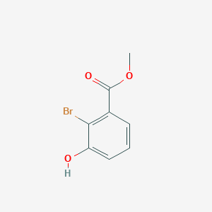 molecular formula C8H7BrO3 B3046605 Methyl 2-bromo-3-hydroxybenzoate CAS No. 1260783-82-1